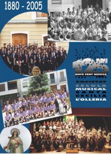 125 años de historia de la Societat Escola Musical Santa Cecília de l'Olleria a través de los medios de comunicación